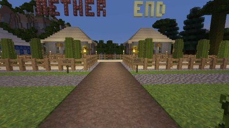 Häuser, um ins Nether oder End zu kommen