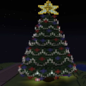 Weihnachtsbaum mit Krone