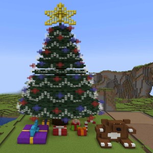 Weihnachtsbaum mit Geschenken